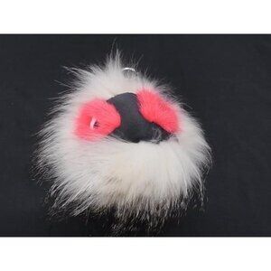Fendi Eydrop Bag Bugs Monster Fur Key Holder Bag Charm Brown As5631
